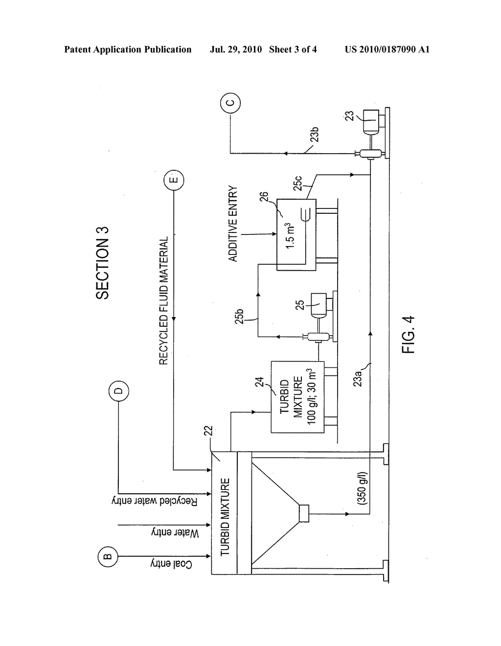 METHOD FOR PROCESSING COAL WITH A HIGH CONTENT OF IMPURITIES TO OBTAIN A PURIFIED FUEL MIXTURE UTILIZABLE IN PLACE OF FUEL OIL IN PRESENT-DAY POWER PLANTS - diagram, schematic, and image 04