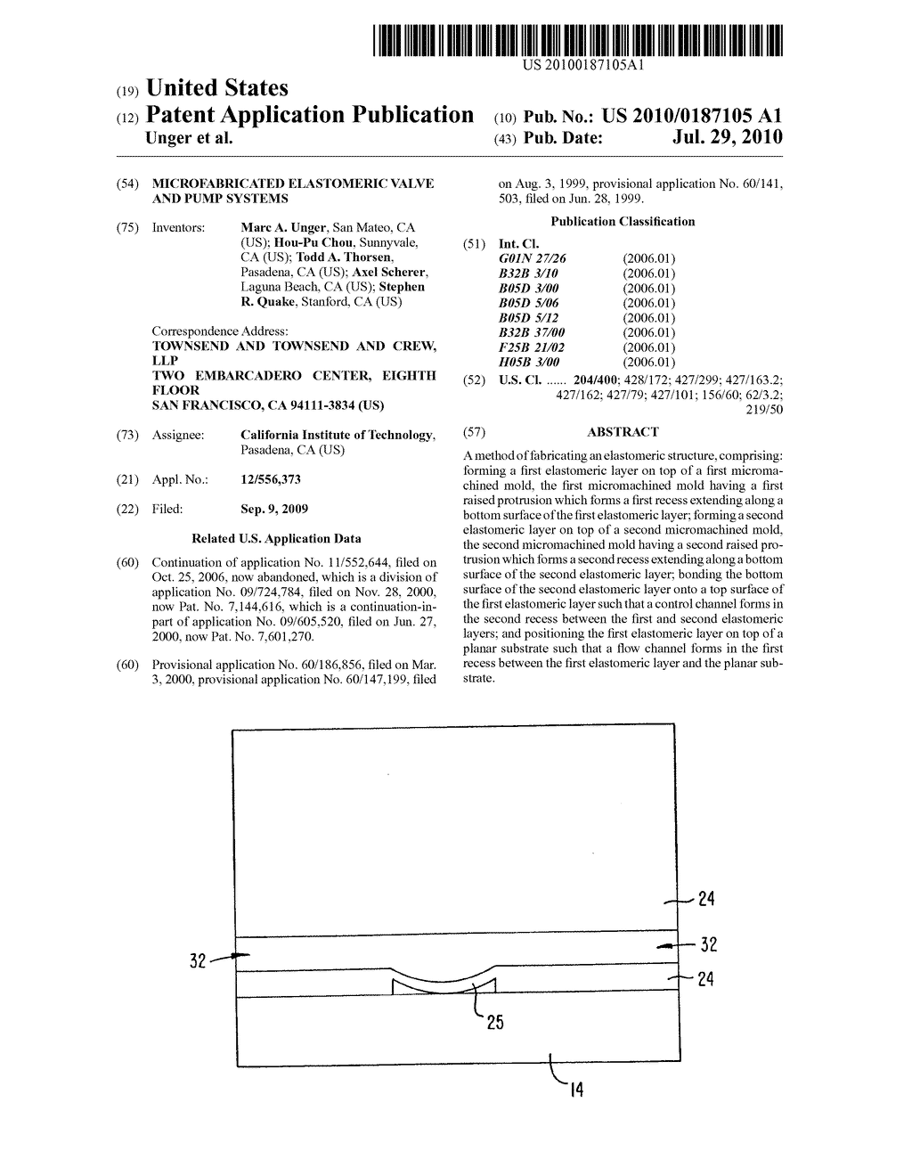 Microfabricated Elastomeric Valve And Pump Systems - diagram, schematic, and image 01