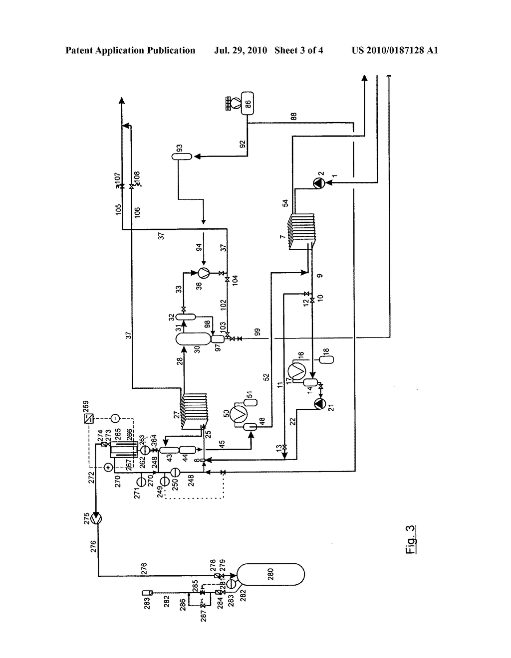 METHOD AND DEVICE FOR TREATING LIQUIDS, USING AN ELECTROLYTIC STAGE - diagram, schematic, and image 04