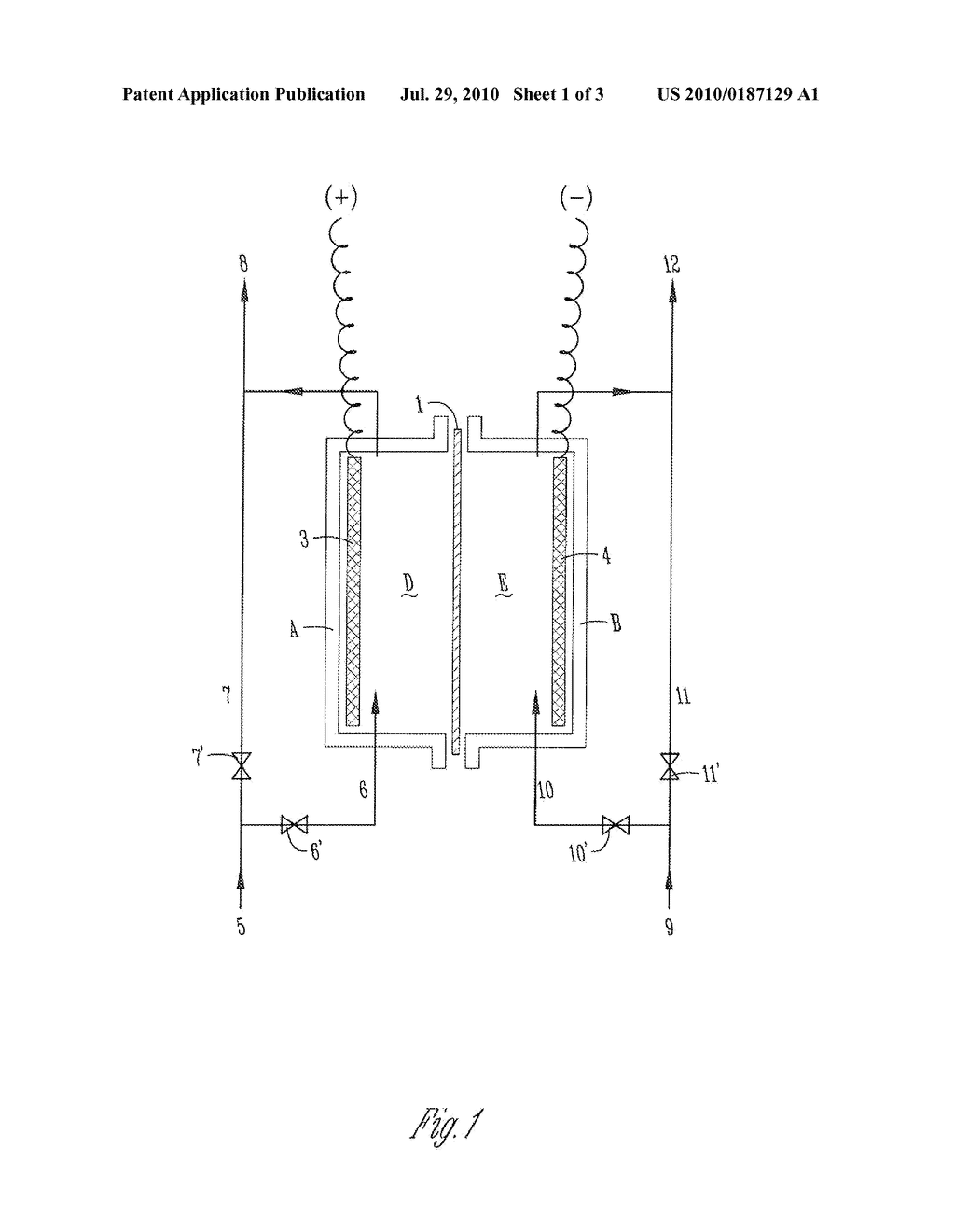 METHOD FOR PRODUCING ELECTROLYZED WATER - diagram, schematic, and image 02