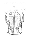 CAP ASSEMBLY HAVING STORAGE CHAMBER FOR SECONDARY MATERIAL WITH MOVABLE WORKING MEMBER diagram and image