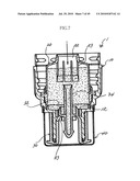 CAP ASSEMBLY HAVING STORAGE CHAMBER FOR SECONDARY MATERIAL WITH MOVABLE WORKING MEMBER diagram and image