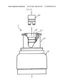 CAP ASSEMBLY HAVING STORAGE CHAMBER FOR SECONDARY MATERIAL WITH MOVABLE WORKING MEMBER diagram and image