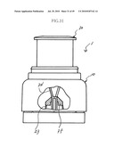 CAP ASSEMBLY HAVING STORAGE CHAMBER FOR SECONDARY MATERIAL WITH MOVABLE WORKING MEMBER diagram and image