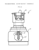 CAP ASSEMBLY HAVING STORAGE CHAMBER FOR SECONDARY MATERIAL WITH MOVABLE WORKING MEMBER diagram and image