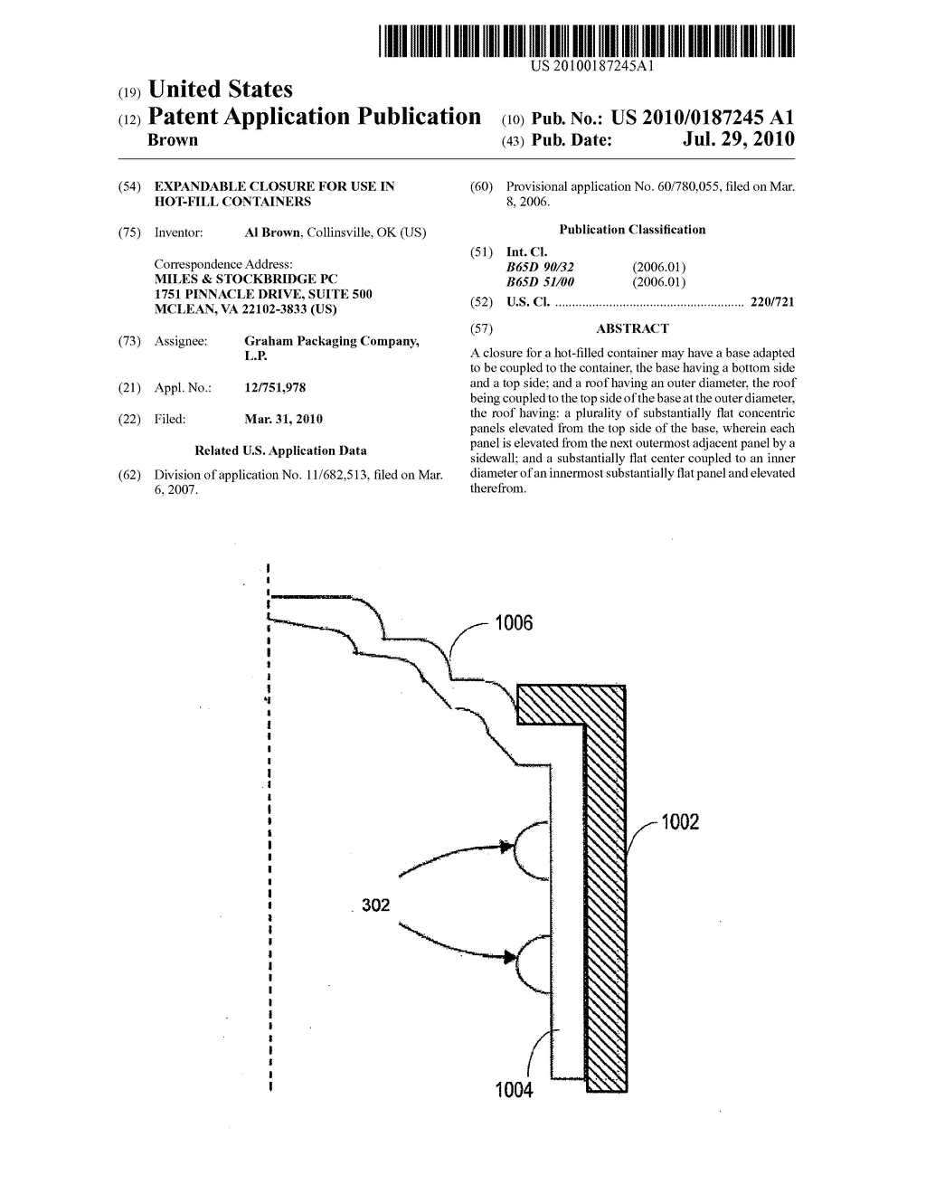 Expandable Closure For Use In Hot-Fill Containers - diagram, schematic, and image 01