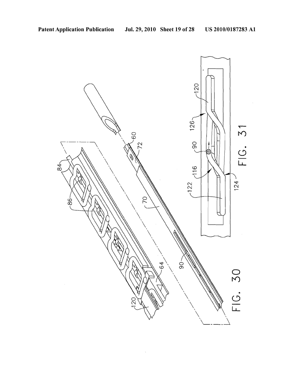 Method For Feeding Staples In a Low Profile Surgical Stapler - diagram, schematic, and image 20