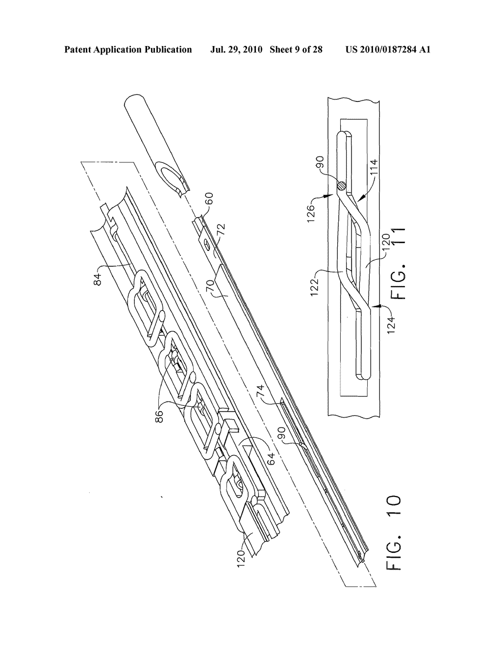 Apparatus For Feeding Staples In a Low Profile Surgical Stapler - diagram, schematic, and image 10