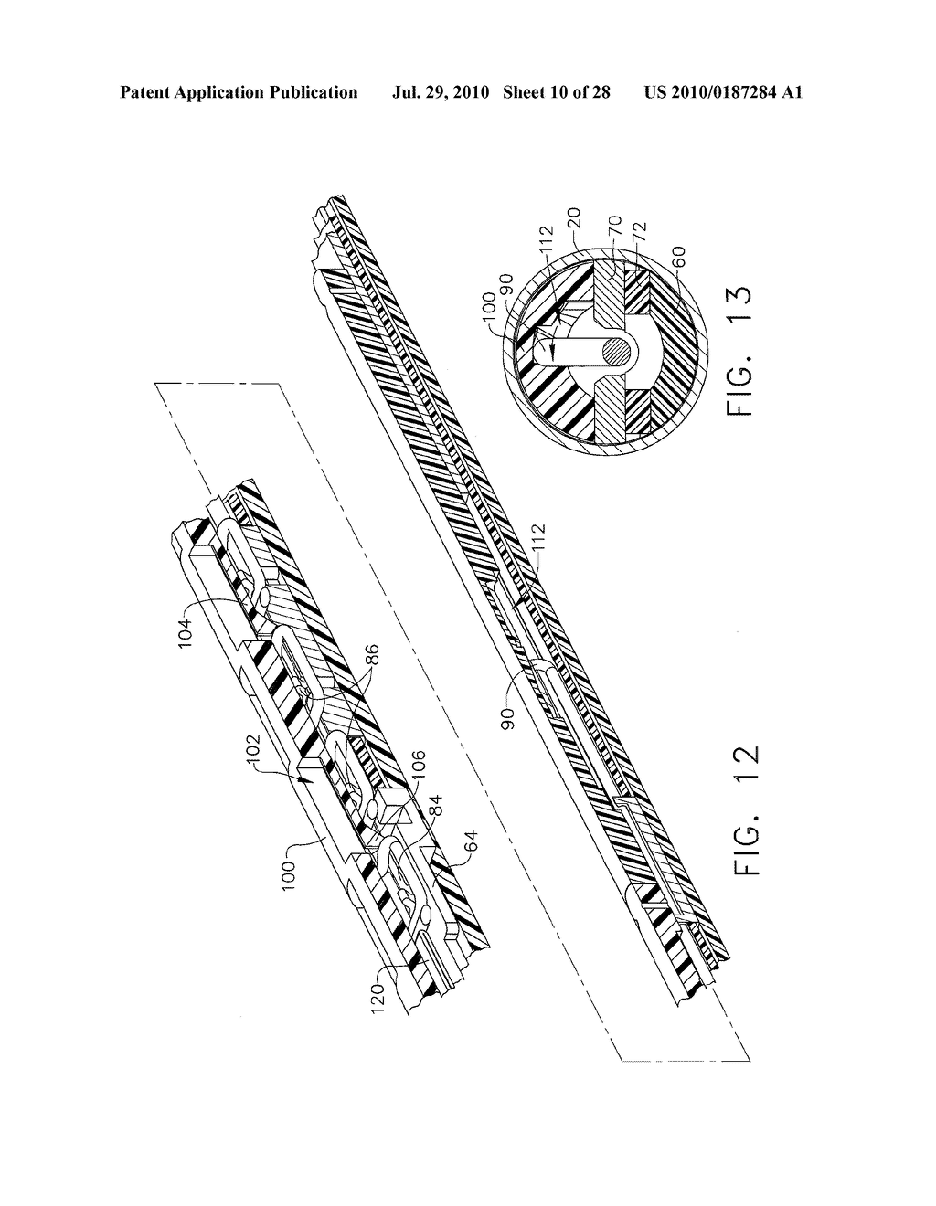 Apparatus For Feeding Staples In a Low Profile Surgical Stapler - diagram, schematic, and image 11