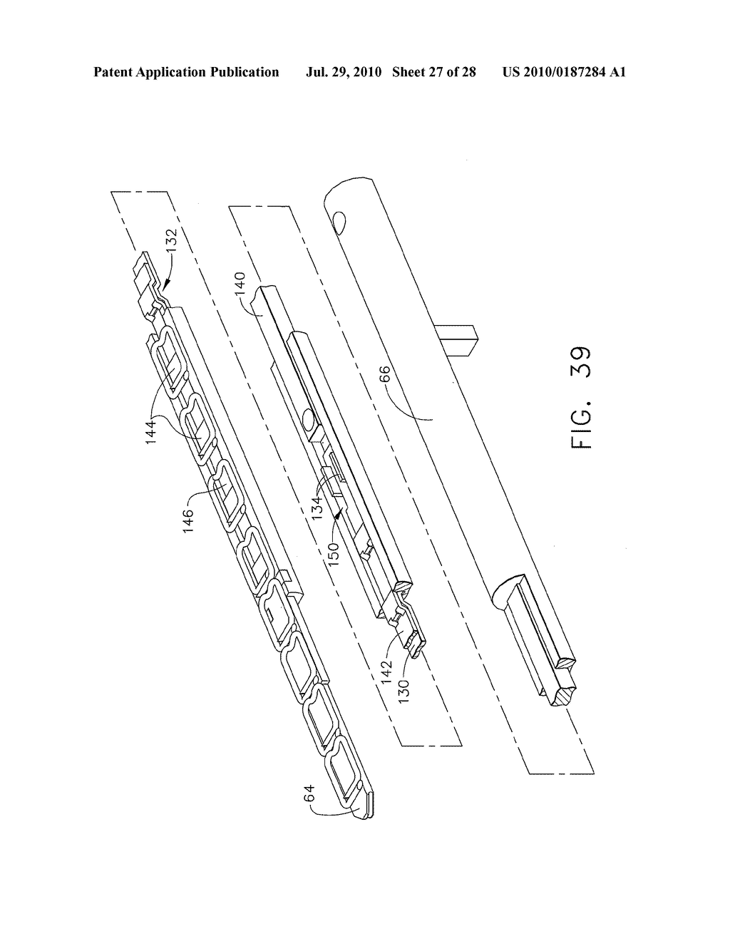 Apparatus For Feeding Staples In a Low Profile Surgical Stapler - diagram, schematic, and image 28