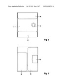 CARTON PACKAGING WITH FILM INTERNAL CONTAINER, PREFABRICATED CARTON UNIT FOR THE PRODUCTION THEREOF, AND PROCESS FOR THE PRODUCTION OF CARTON PACKAGING OF THIS TYPE diagram and image