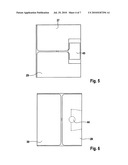 CARTON PACKAGING WITH FILM INTERNAL CONTAINER, PREFABRICATED CARTON UNIT FOR THE PRODUCTION THEREOF, AND PROCESS FOR THE PRODUCTION OF CARTON PACKAGING OF THIS TYPE diagram and image