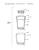 DOUBLE WALL CONTAINER WITH INTERNAL SPACER diagram and image