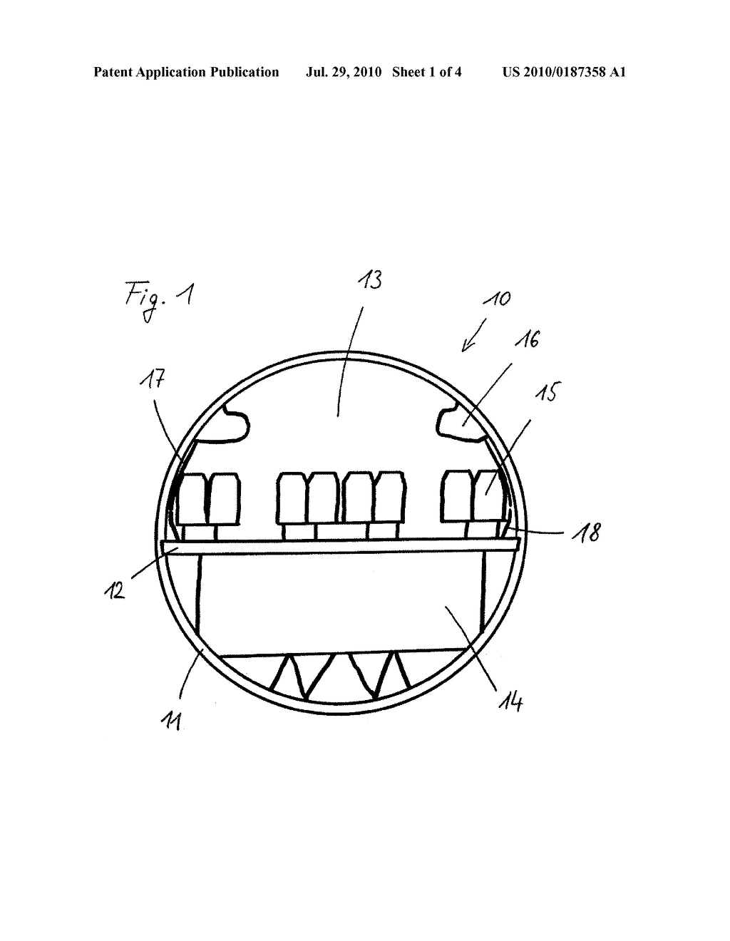 DECOMPRESSION DEVICE FOR AN AIRCRAFT - diagram, schematic, and image 02