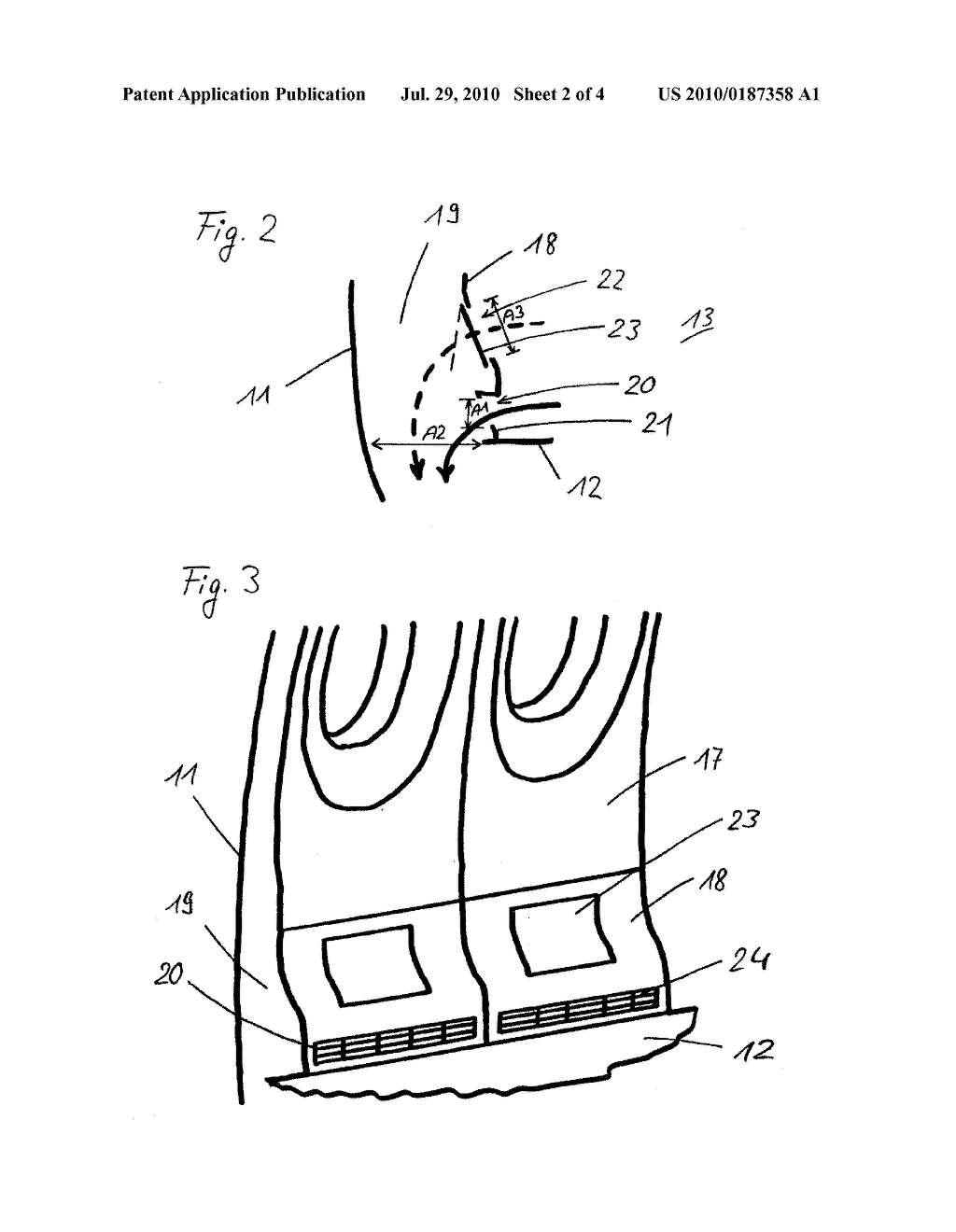 DECOMPRESSION DEVICE FOR AN AIRCRAFT - diagram, schematic, and image 03