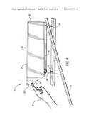 Accessible control panel for overhead electrical apparatus in a suspended ceiling system diagram and image