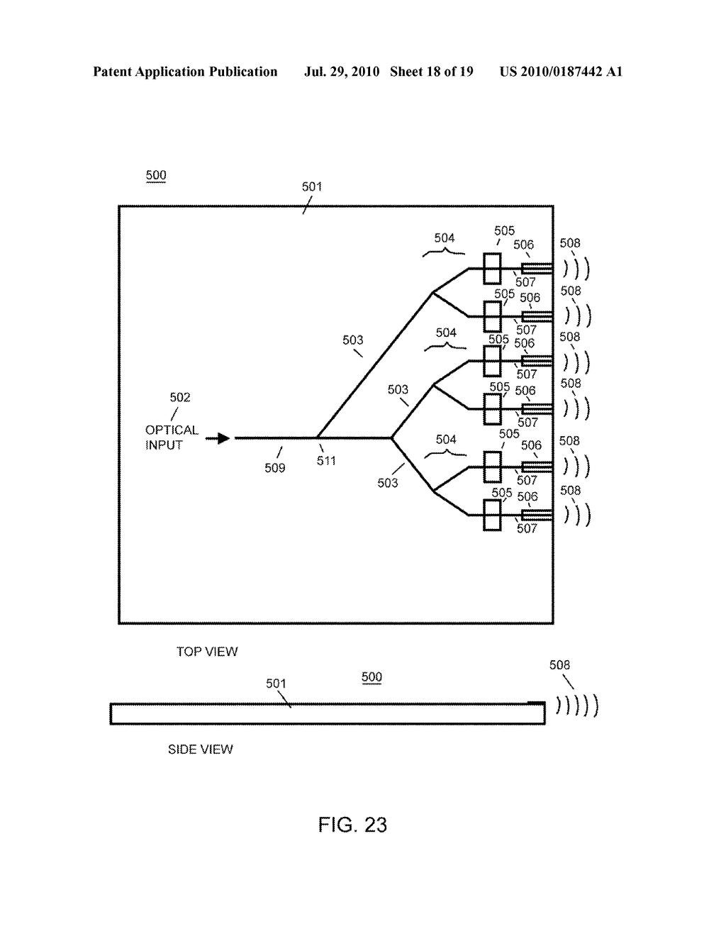 BEAM GENERATION AND STEERING WITH INTEGRATED OPTICAL CIRCUITS FOR LIGHT DETECTION AND RANGING - diagram, schematic, and image 19