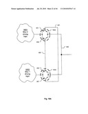 Linear Gate Level Cross-Coupled Transistor Device with Non-Overlapping PMOS Transistors and Overlapping NMOS Transistors Relative to Direction of Gate Electrodes diagram and image