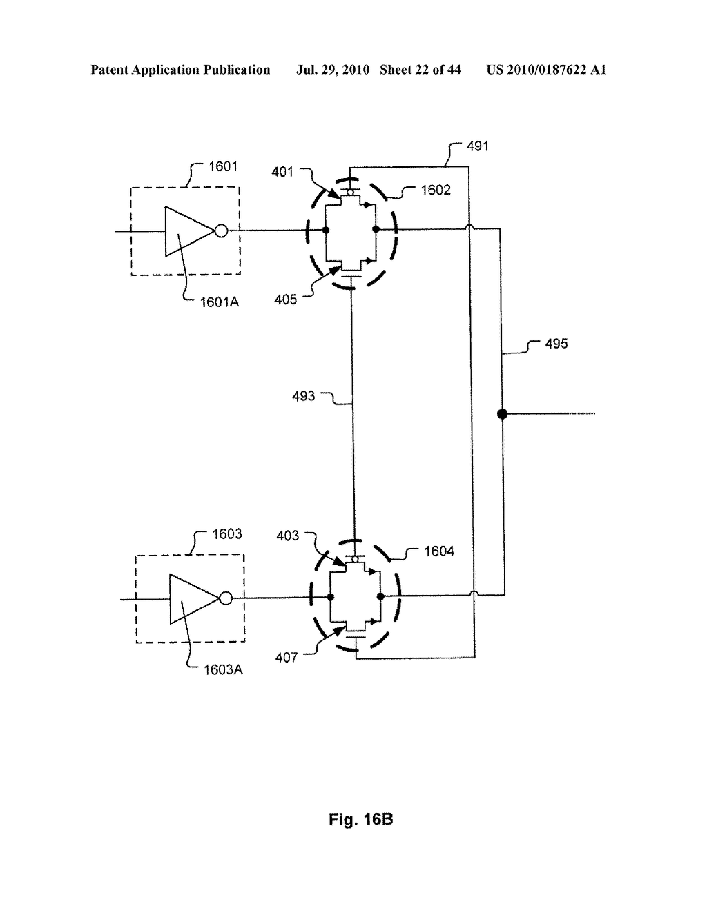 Linear Gate Level Cross-Coupled Transistor Device with Complimentary Pairs of Cross-Coupled Transistors Defined by Physically Separate Gate Electrodes within Gate Electrode Level - diagram, schematic, and image 23