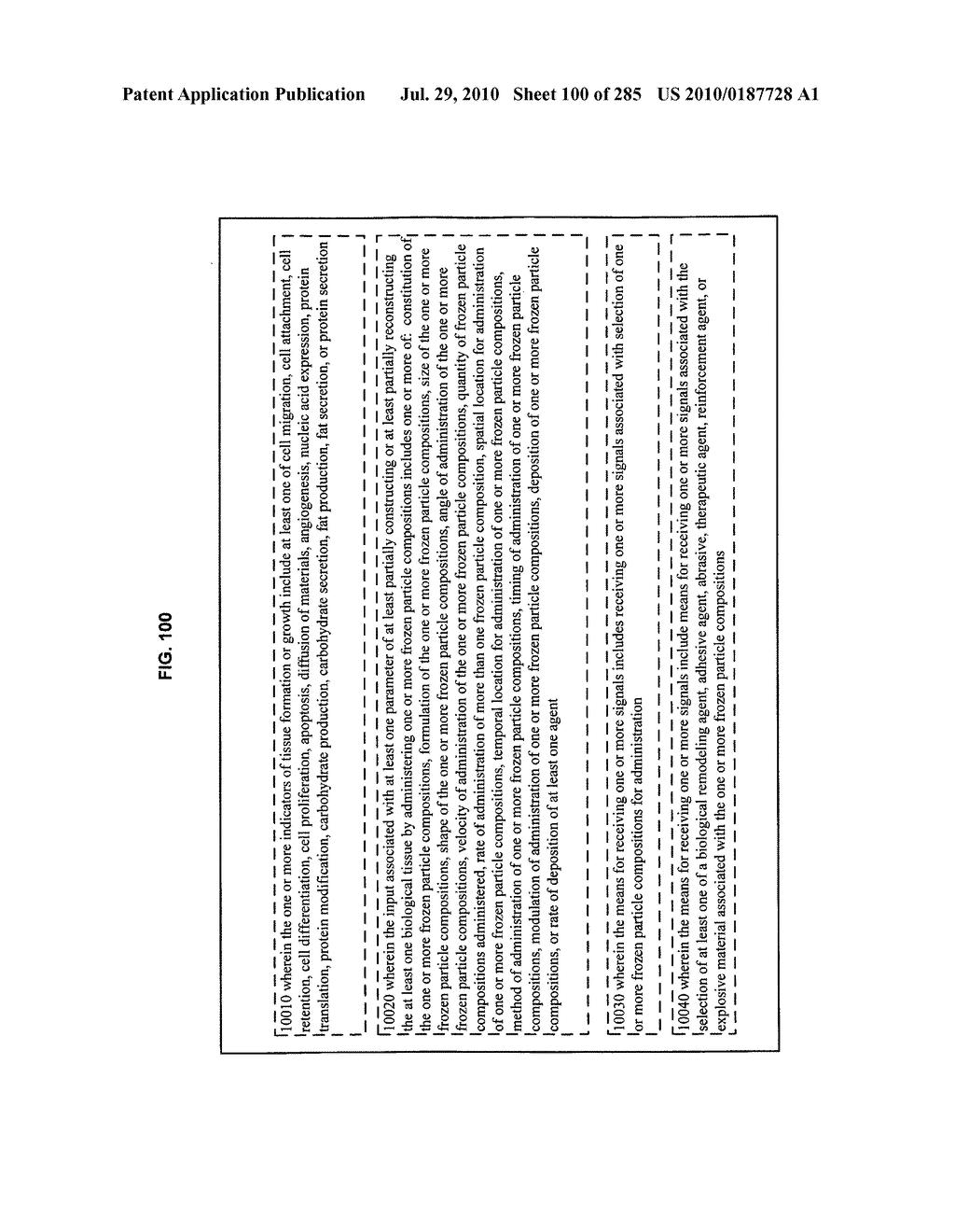 Systems, devices, and methods for making or administering frozen particles - diagram, schematic, and image 102