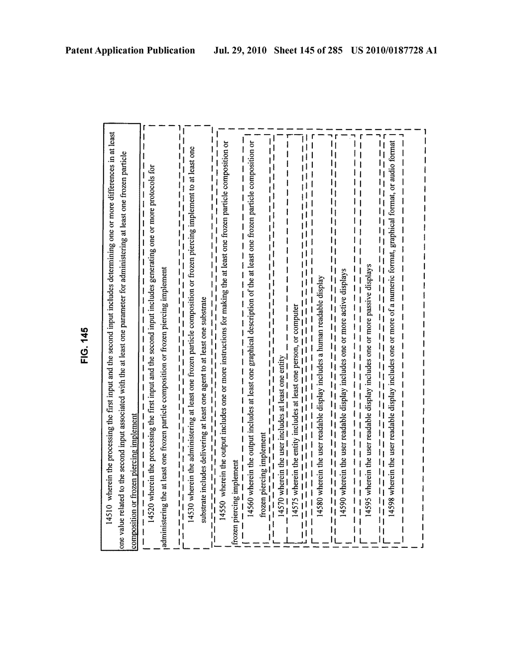 Systems, devices, and methods for making or administering frozen particles - diagram, schematic, and image 147