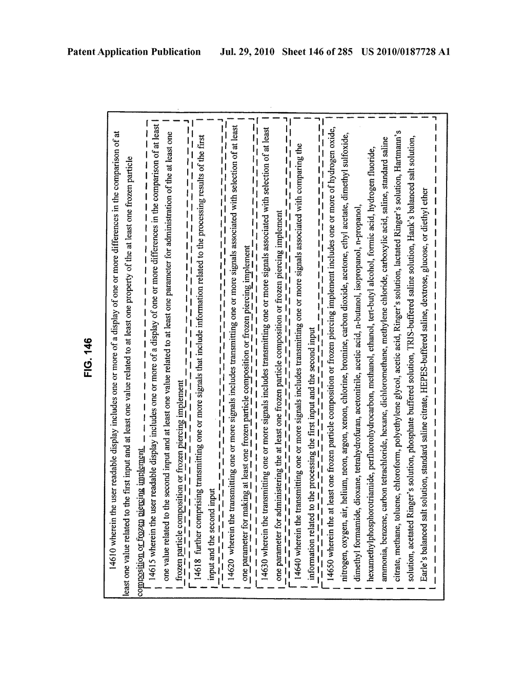 Systems, devices, and methods for making or administering frozen particles - diagram, schematic, and image 148