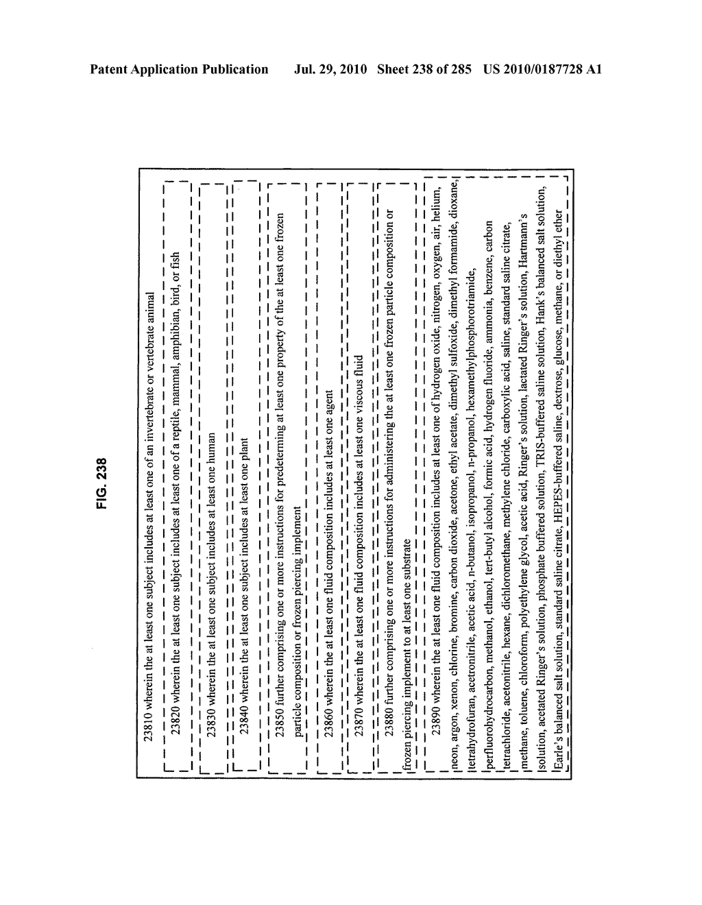 Systems, devices, and methods for making or administering frozen particles - diagram, schematic, and image 240