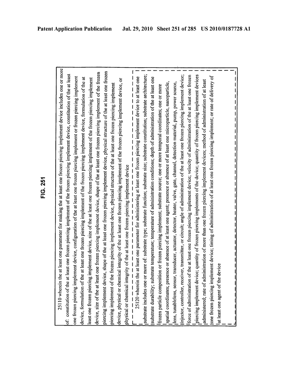 Systems, devices, and methods for making or administering frozen particles - diagram, schematic, and image 253