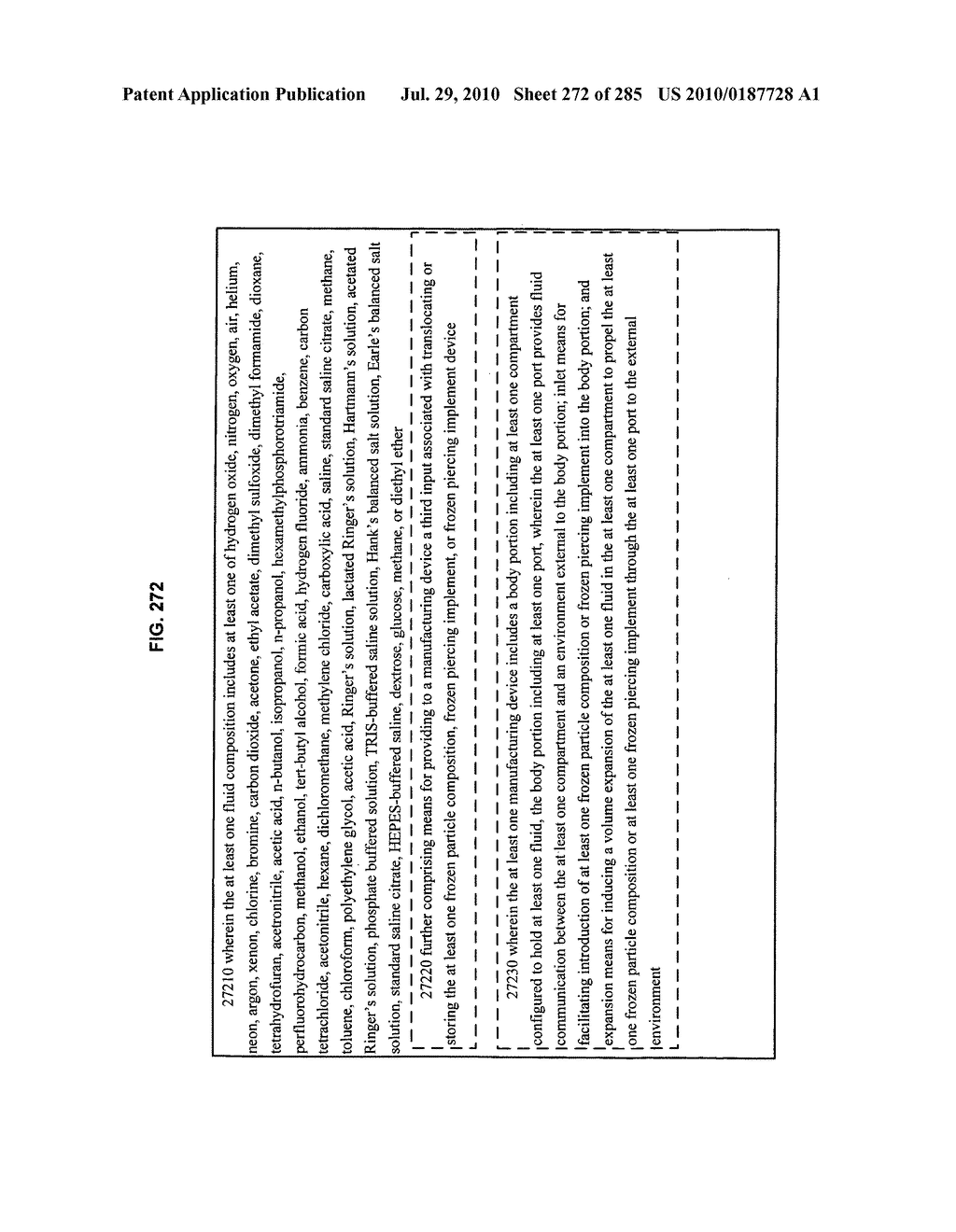 Systems, devices, and methods for making or administering frozen particles - diagram, schematic, and image 274