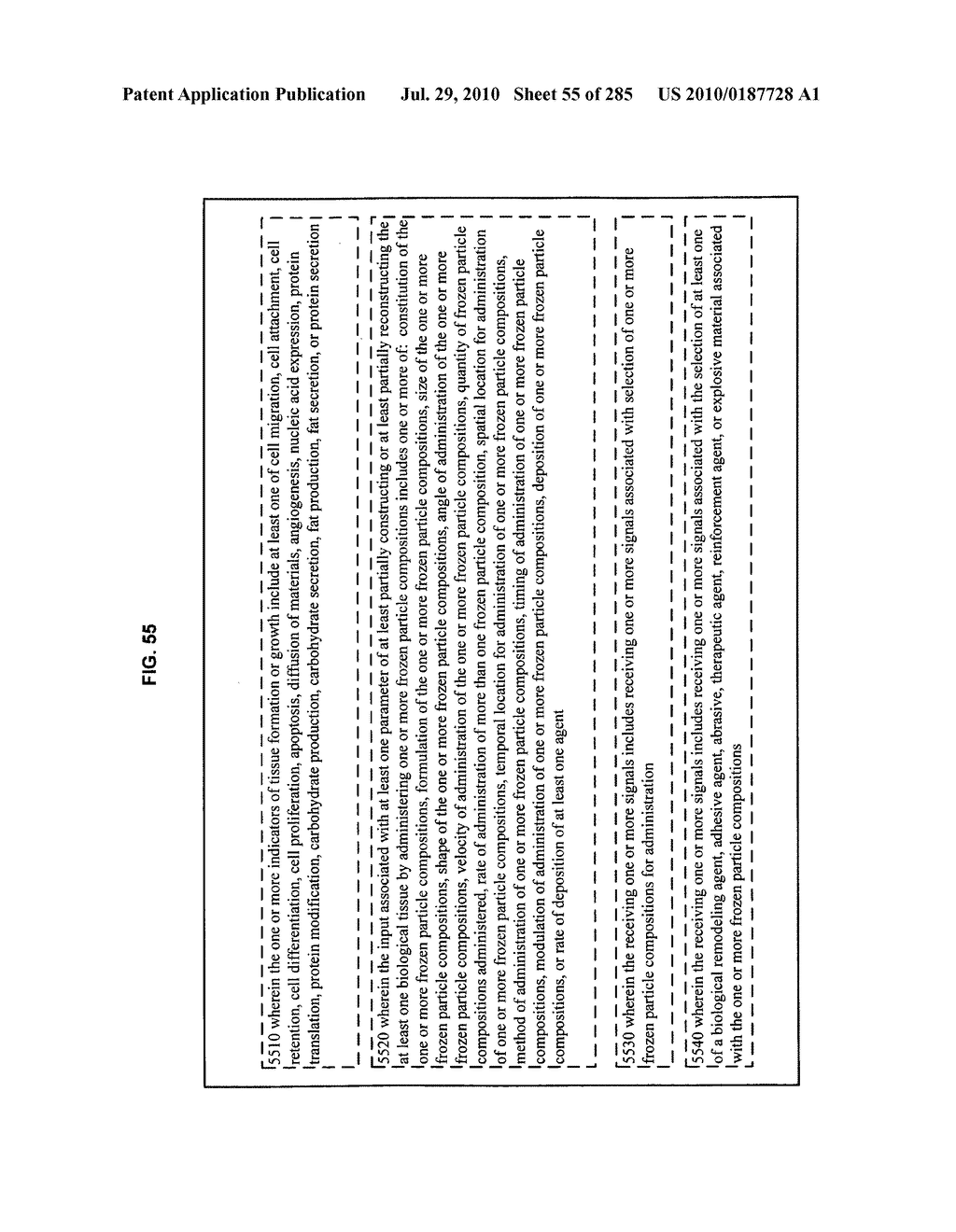 Systems, devices, and methods for making or administering frozen particles - diagram, schematic, and image 57