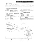 Pick up device with locking mechanism and leverage action trigger diagram and image