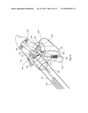 Pick up device with locking mechanism and leverage action trigger diagram and image