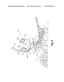 Cycle seat with adjustable sides diagram and image