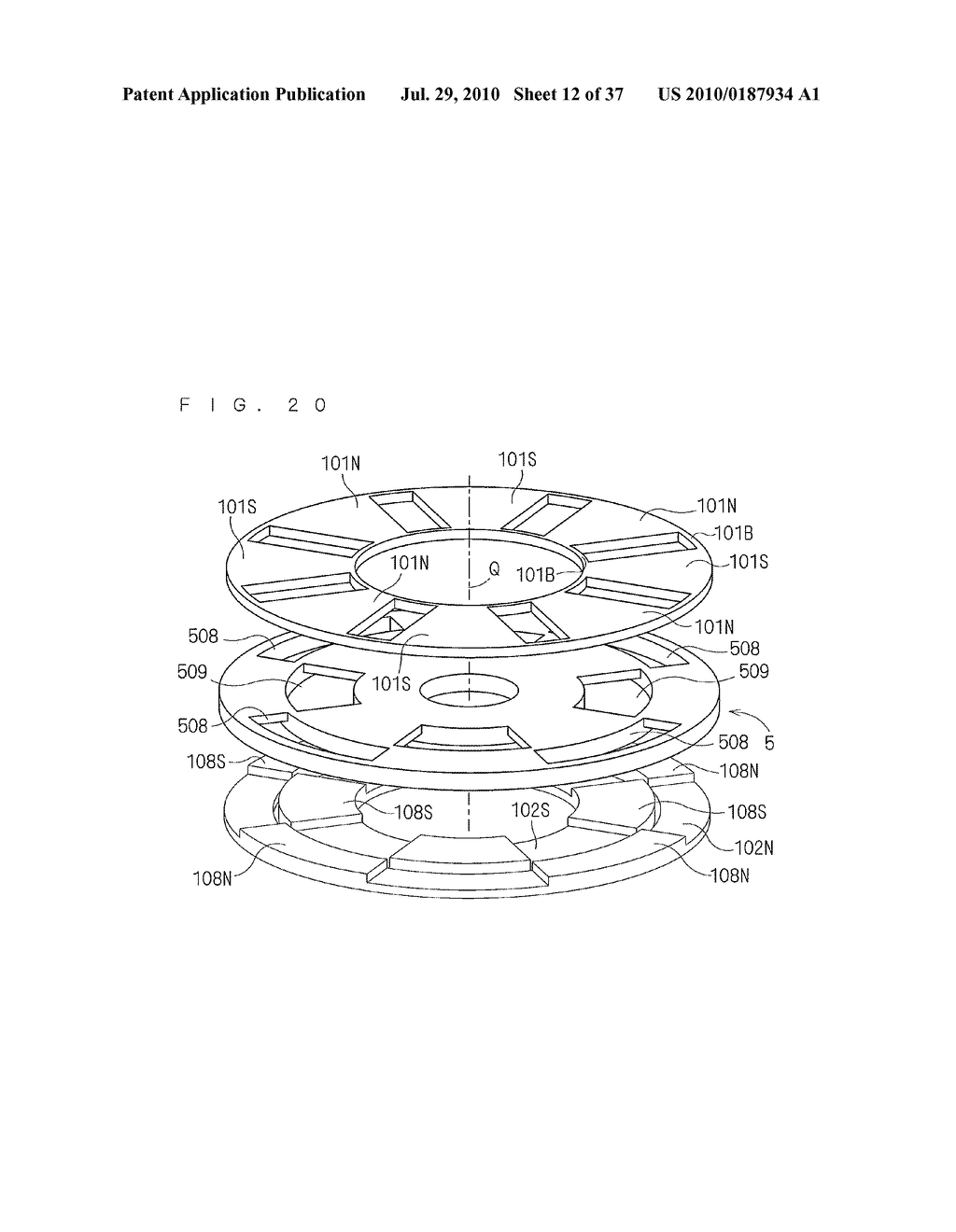 AXIAL GAP ROTARY ELECTRIC MACHINE AND ROTARY DRIVING DEVICE - diagram, schematic, and image 13