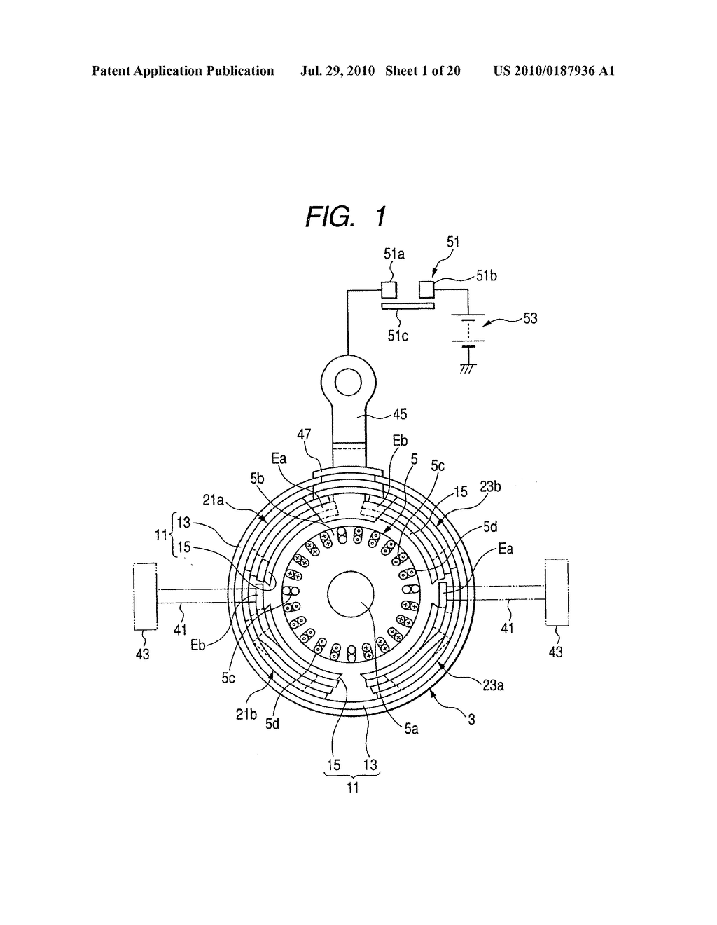 Rotary electric machine with coil member and method of manufacturing coil member - diagram, schematic, and image 02