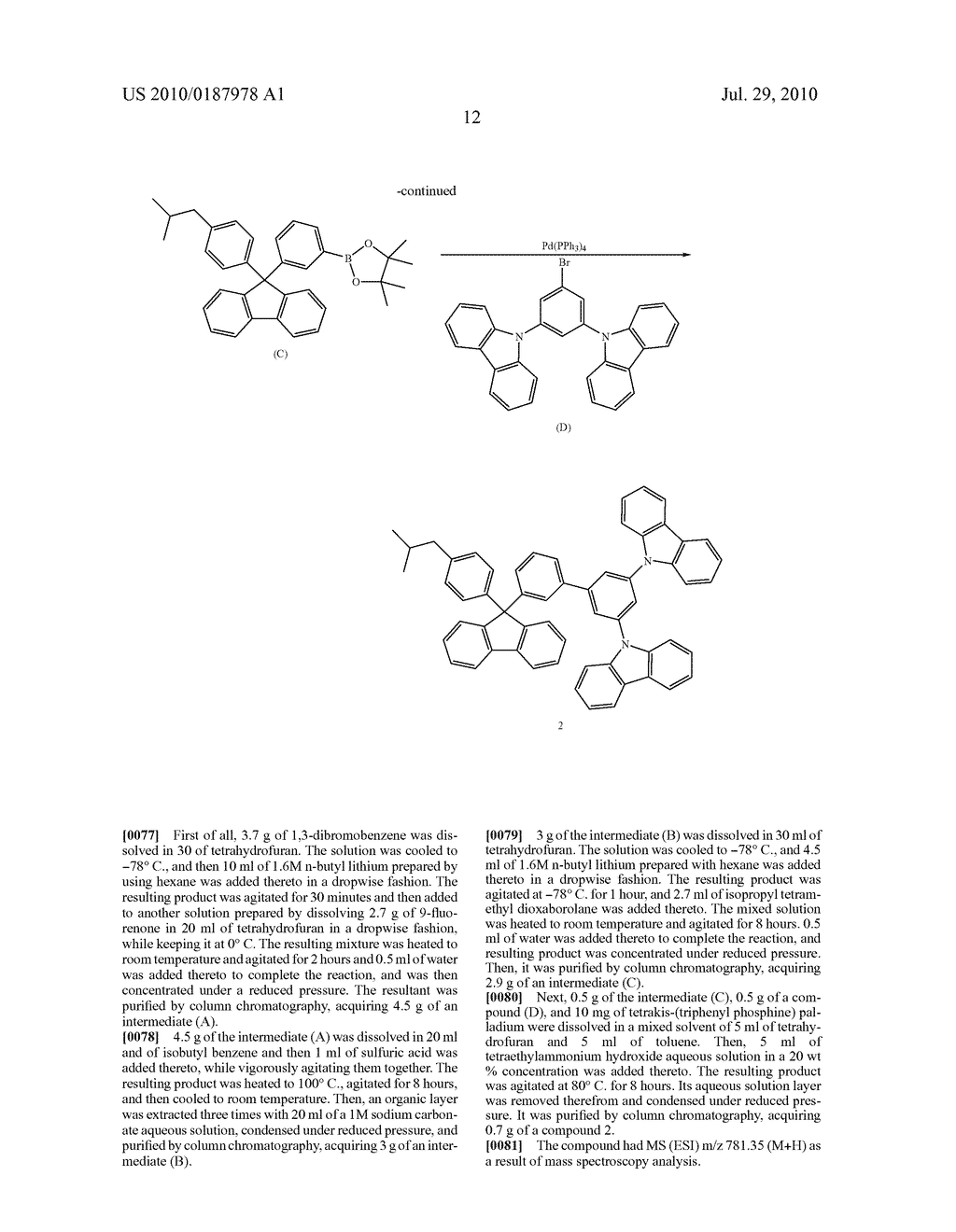 MATERIAL FOR ORGANIC ELECTRO-OPTICAL DEVICE HAVING FLUORENE DERIVATIVE COMPOUND AND ORGANIC ELECTRO-OPTICAL DEVICE INCLUDING THE SAME - diagram, schematic, and image 15