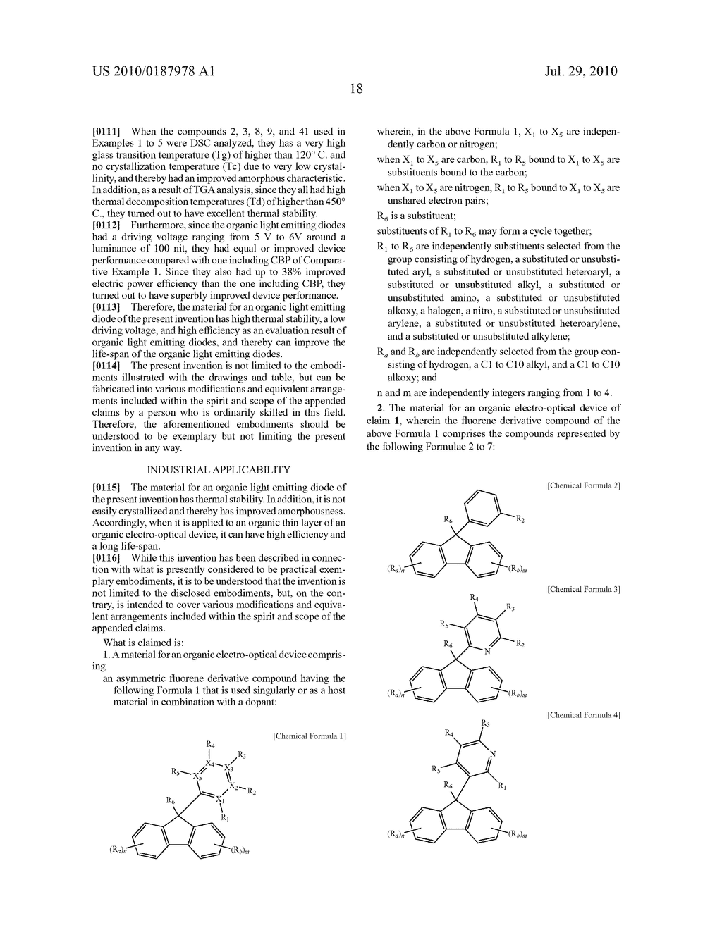 MATERIAL FOR ORGANIC ELECTRO-OPTICAL DEVICE HAVING FLUORENE DERIVATIVE COMPOUND AND ORGANIC ELECTRO-OPTICAL DEVICE INCLUDING THE SAME - diagram, schematic, and image 21