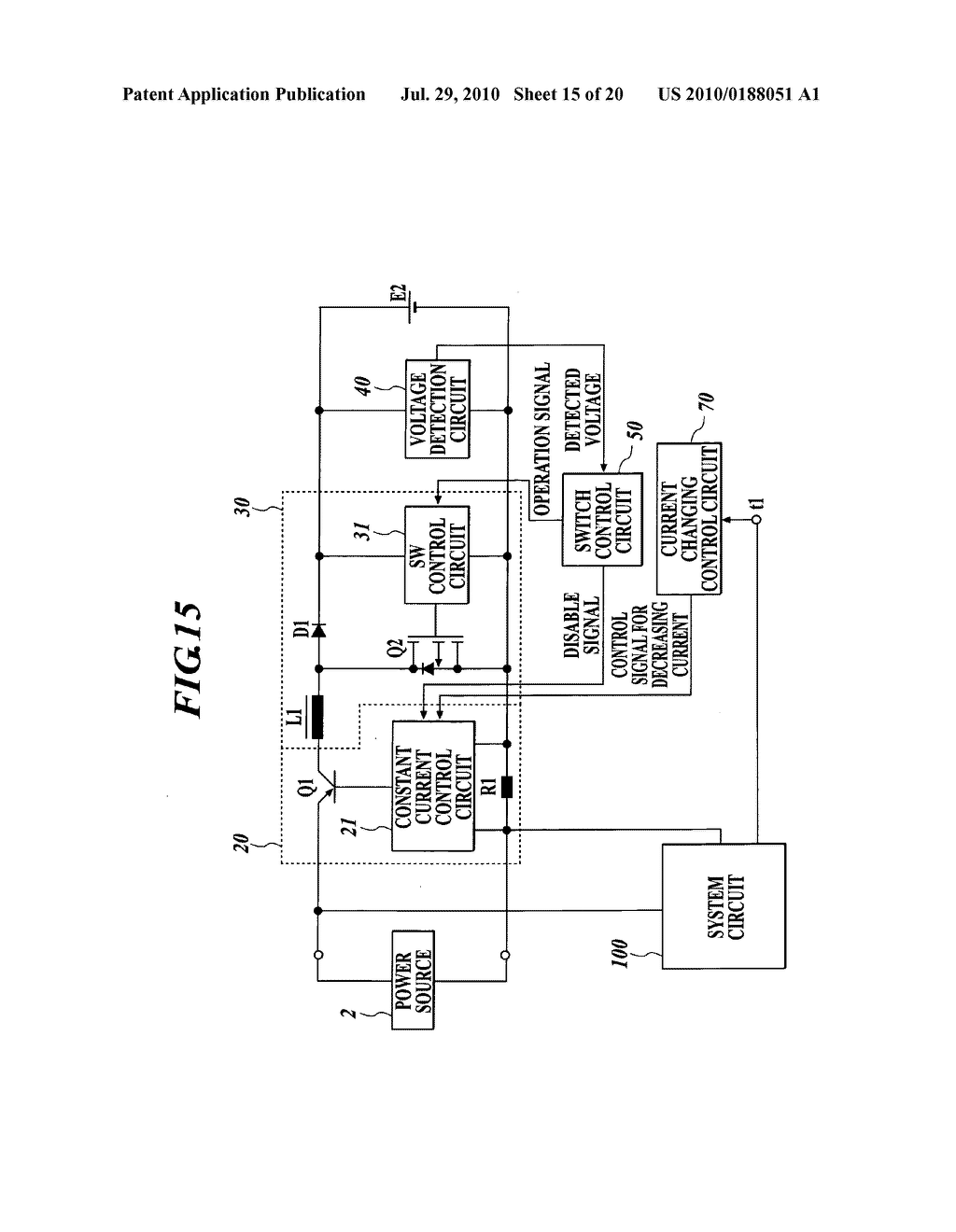 Secondary battery charging circuit - diagram, schematic, and image 16