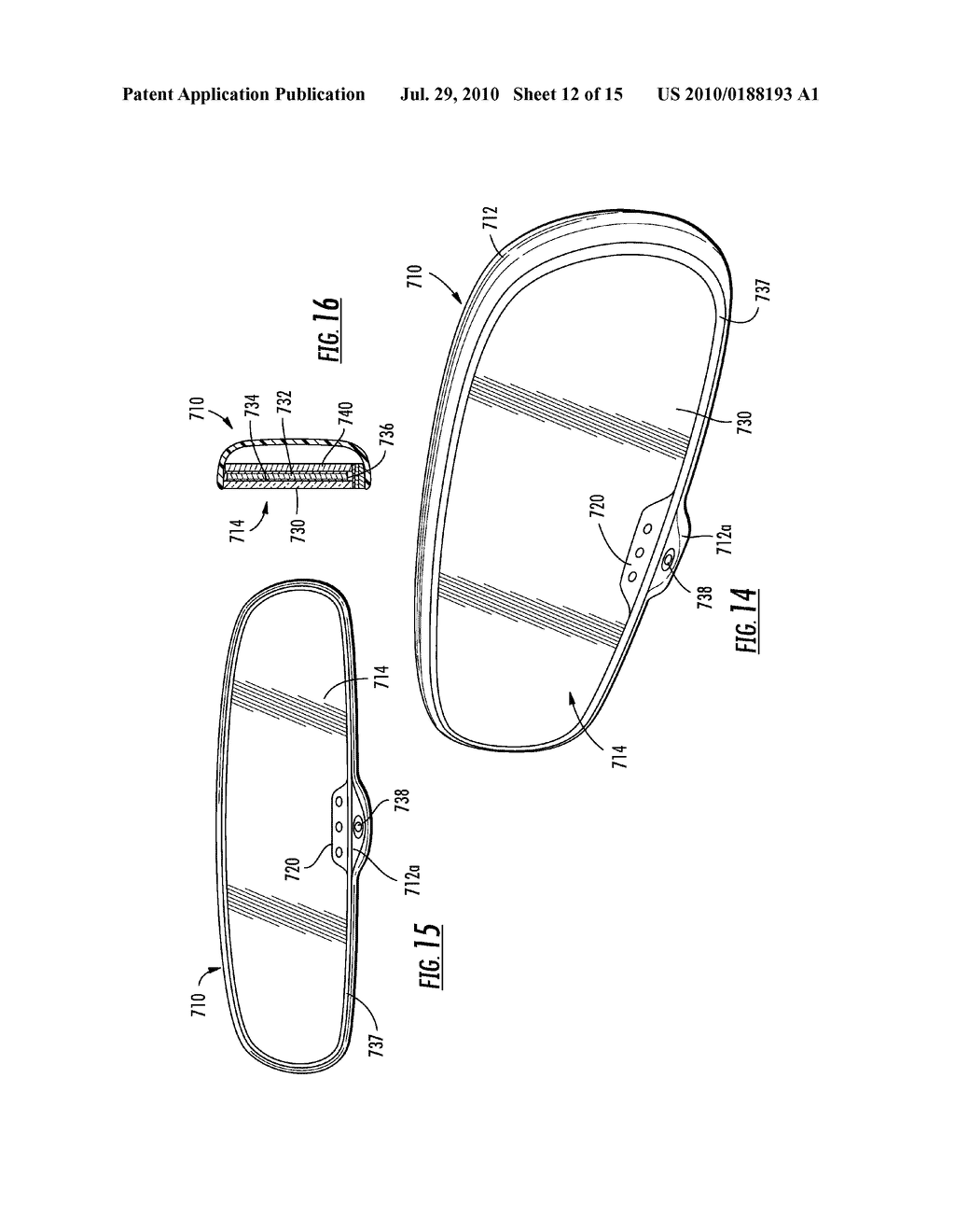 MIRROR ASSEMBLY FOR VEHICLE - diagram, schematic, and image 13