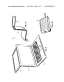 Laptop computer antenna device diagram and image