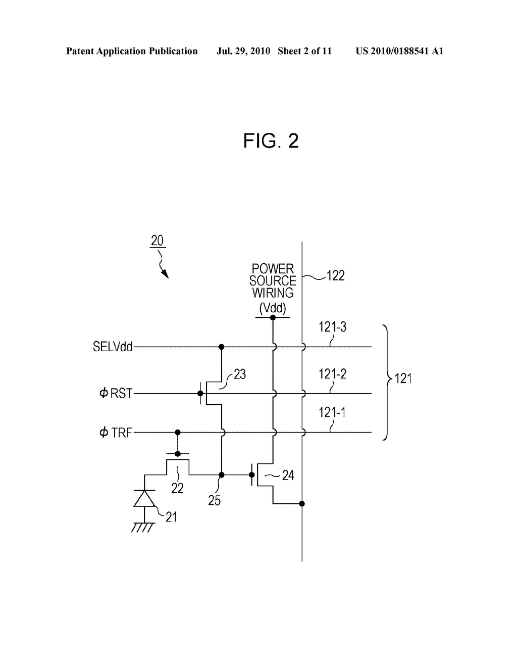 SOLID-STATE IMAGE CAPTURING DEVICE, METHOD OF DRIVING SOLID-STATE IMAGE CAPTURING DEVICE, AND IMAGE CAPTURING APPARATUS - diagram, schematic, and image 03