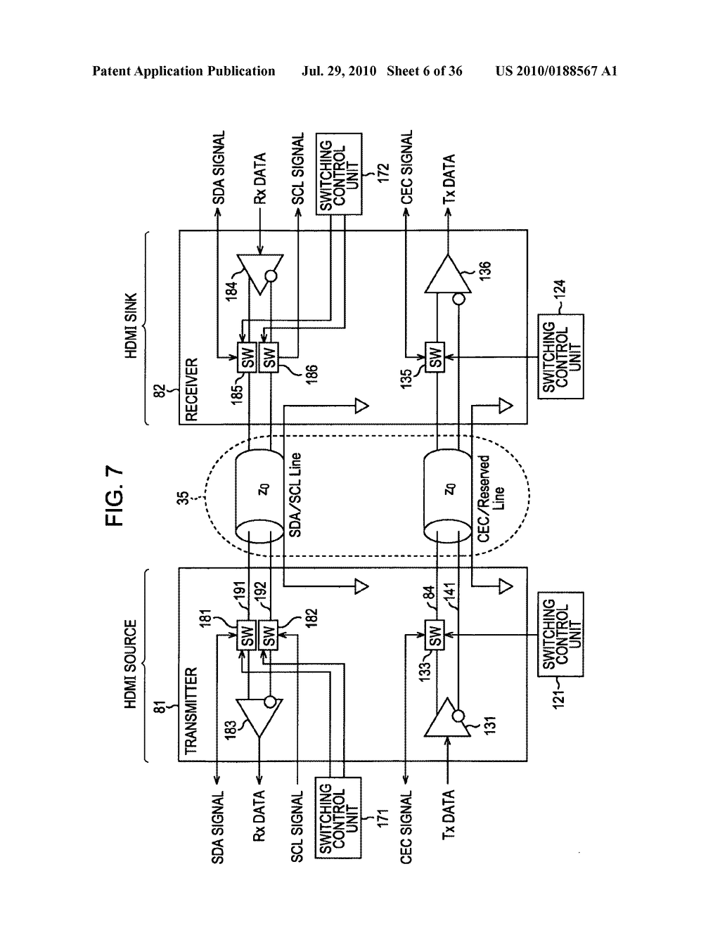 COMMUNICATION SYSTEM, TRANSMISSION DEVICE, RECEPTION DEVICE, COMMUNICATION METHOD, PROGRAM, AND COMMUNICATION CABLE - diagram, schematic, and image 07