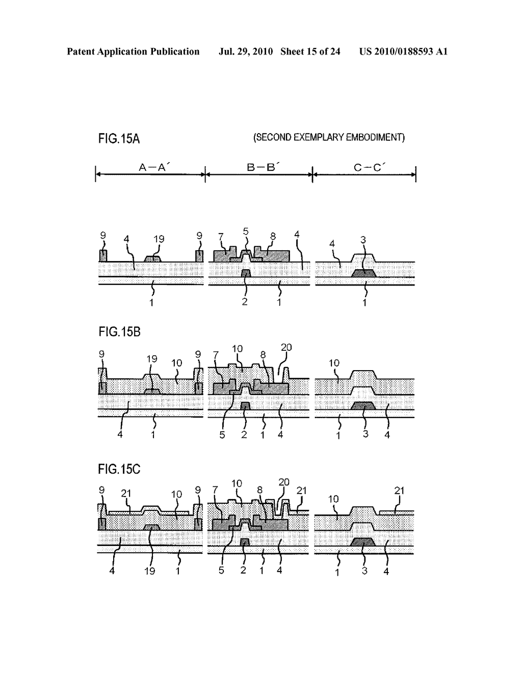 THIN-FILM TRANSISTOR ARRAY SUBSTRATE, METHOD OF MANUFACTURING SAME AND LIQUID CRYSTAL DISPLAY DEVICE - diagram, schematic, and image 16