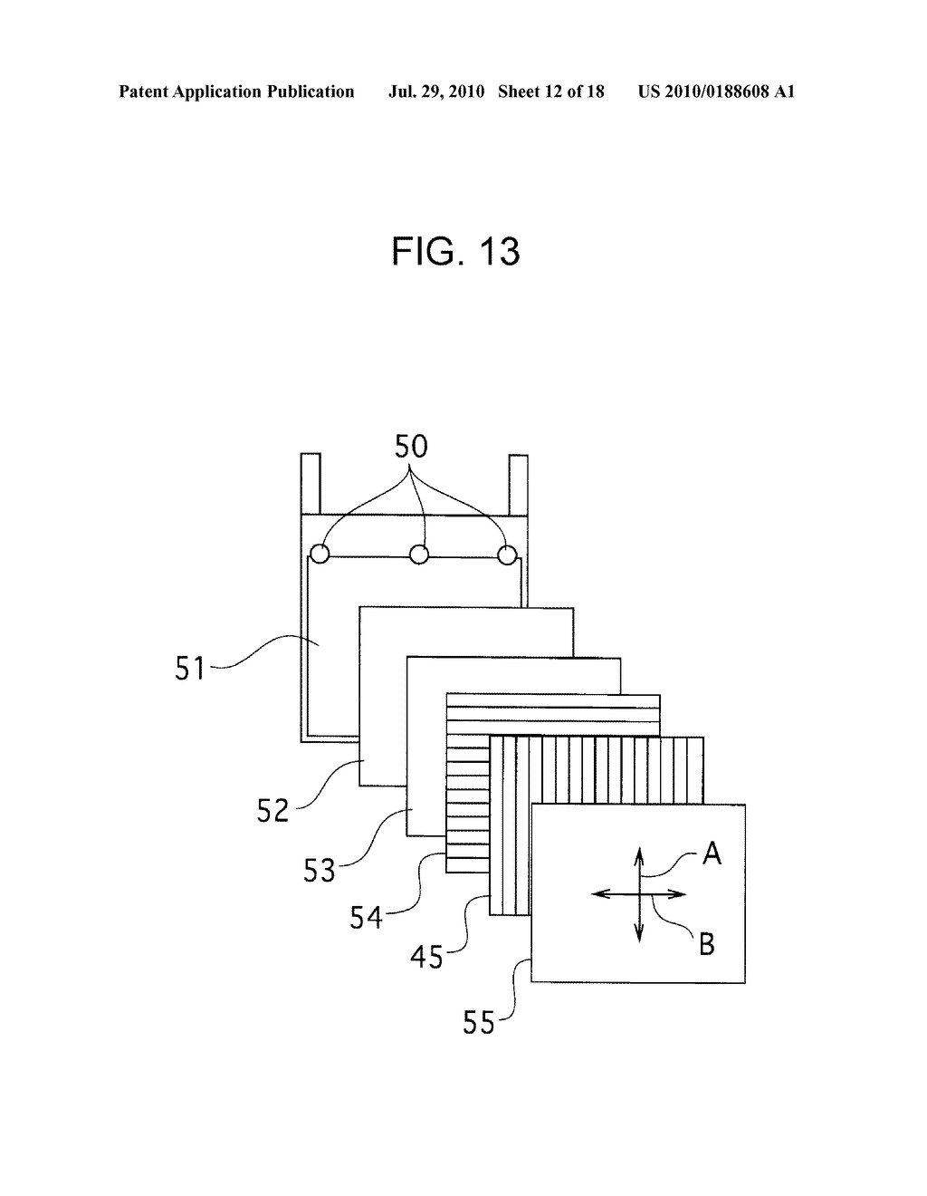 LIGHT-TRANSMITTING FILM, METHOD OF FORMING LIGHT-TRANSMITTING FILM, AND LIQUID CRYSTAL DISPLAY - diagram, schematic, and image 13