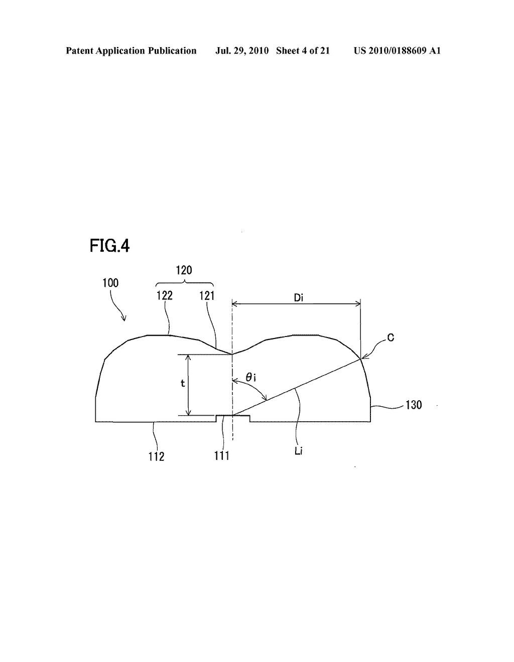 ILLUMINATING LENS, AND LIGHTING DEVICE, SURFACE LIGHT SOURCE, AND LIQUID-CRYSTAL DISPLAY APPARATUS EACH USING THE SAME - diagram, schematic, and image 05