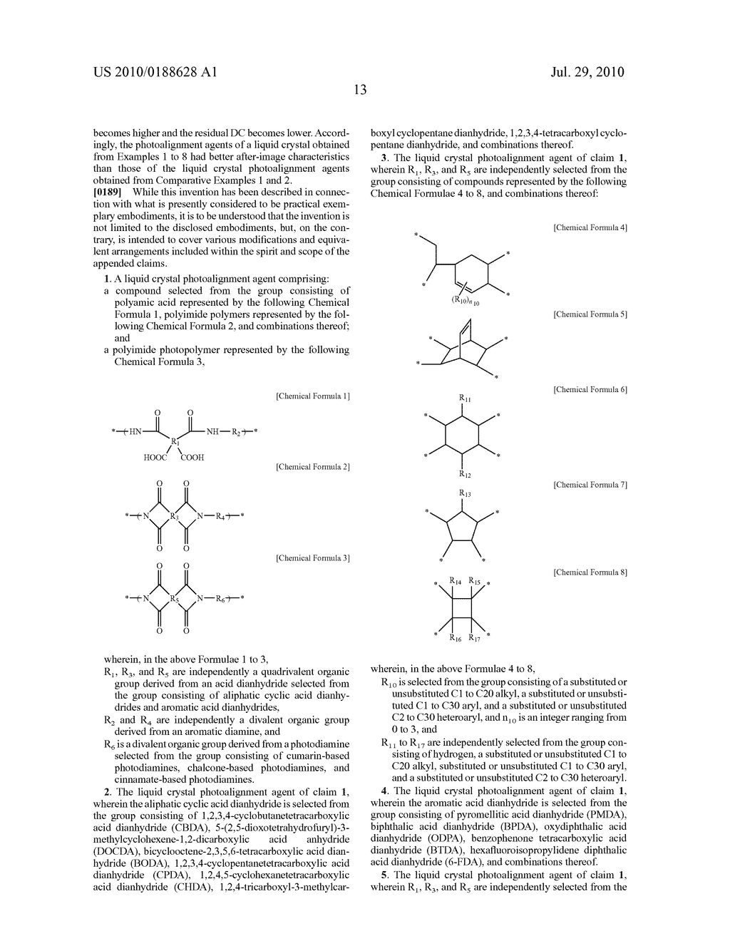 Photoalignment Agent of Liquid Crystal, Photoalignment Film of Liquid Crystal Including the Same, and Liquid Crystal Display Including the Same - diagram, schematic, and image 15