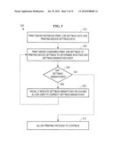 Approach for Using Settings Mismatch Tolerance Levels to Handle Mismatches Between Print Job Settings and Printing Device Settings diagram and image