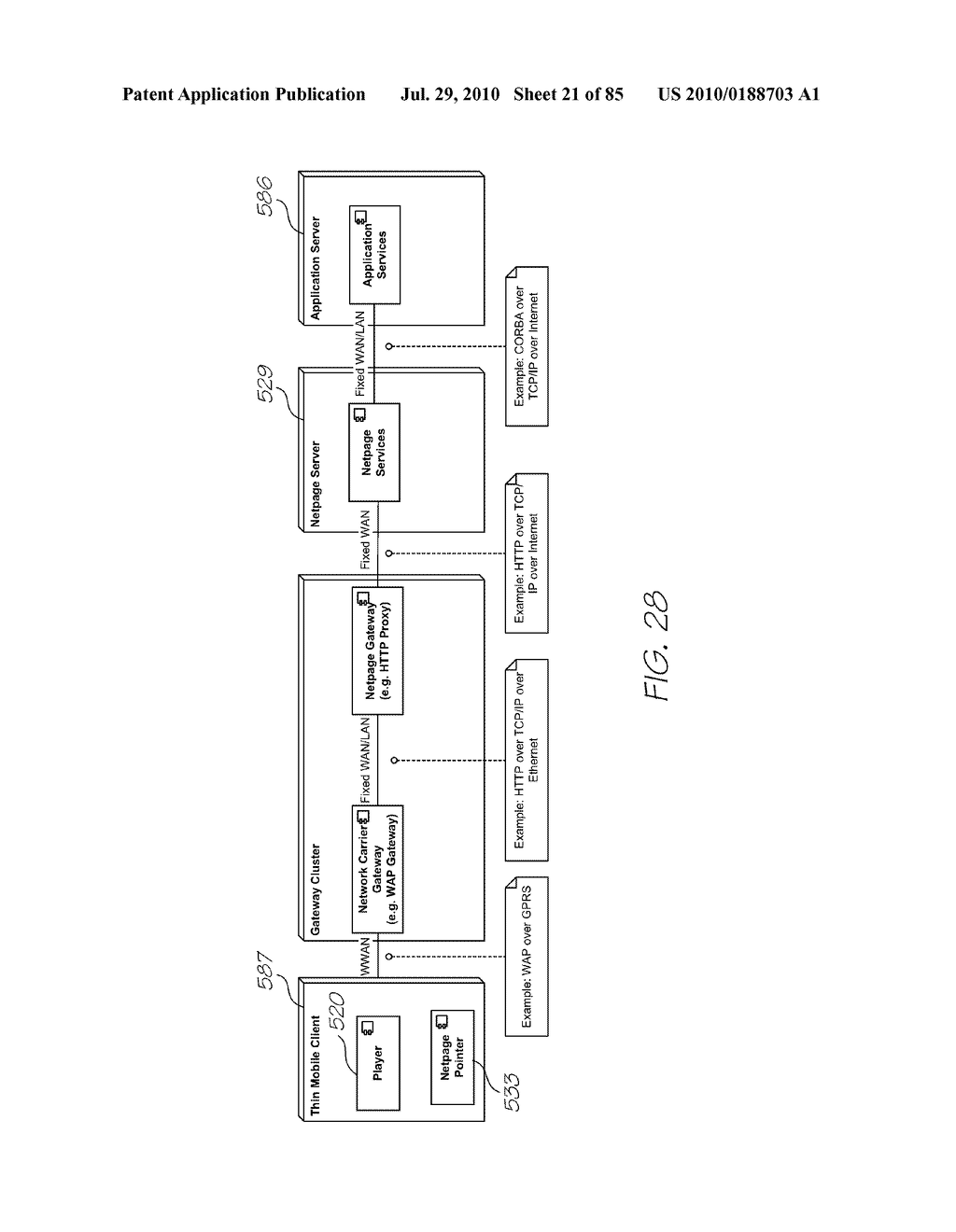 Associating an Electronic Document with a Print Medium - diagram, schematic, and image 22