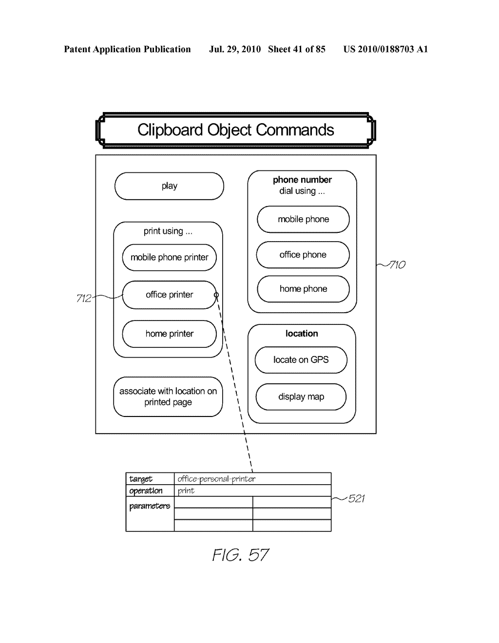 Associating an Electronic Document with a Print Medium - diagram, schematic, and image 42