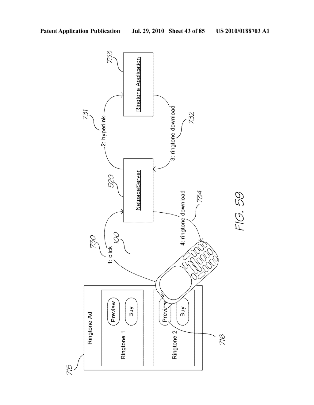 Associating an Electronic Document with a Print Medium - diagram, schematic, and image 44